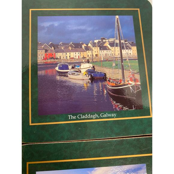 Boxed Set of 6 Coasters The John Hinde Tableware Collection VIEWS of Ireland EUC - Picture 14 of 16
